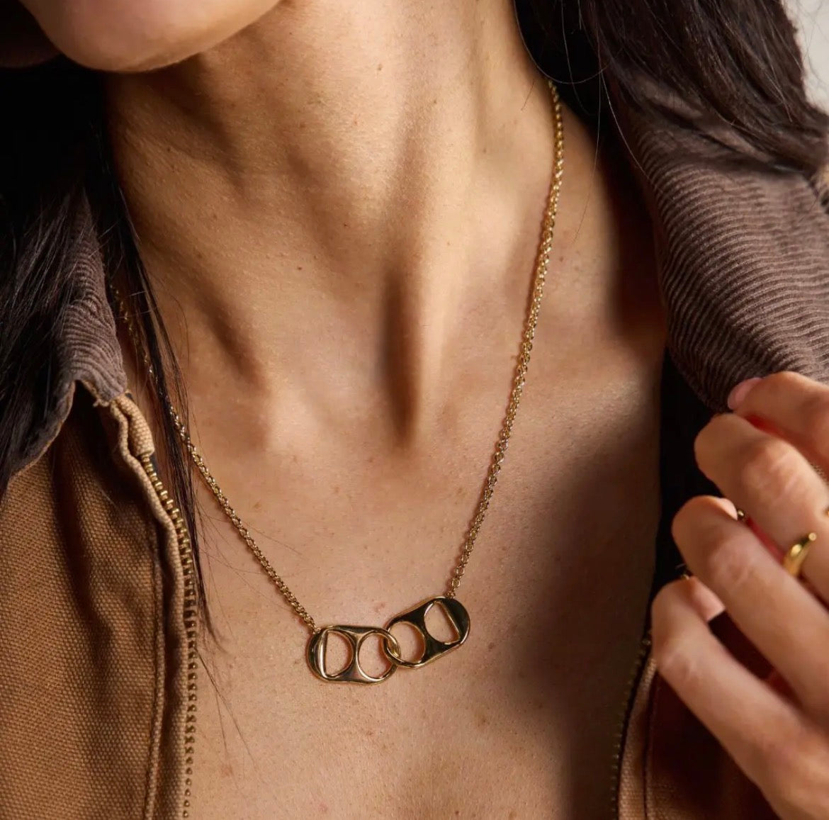 Nickel & Suede | Soda Tab Necklace
