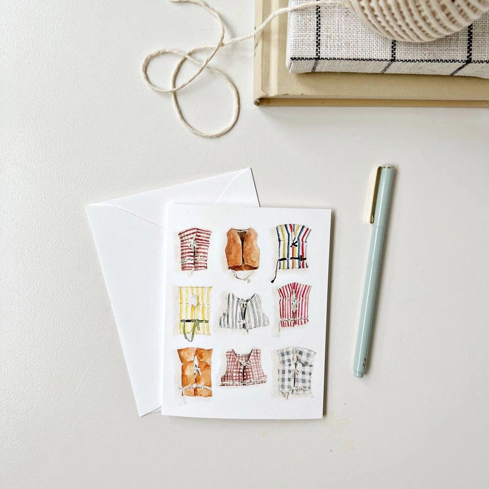 Boat Coats Notecards