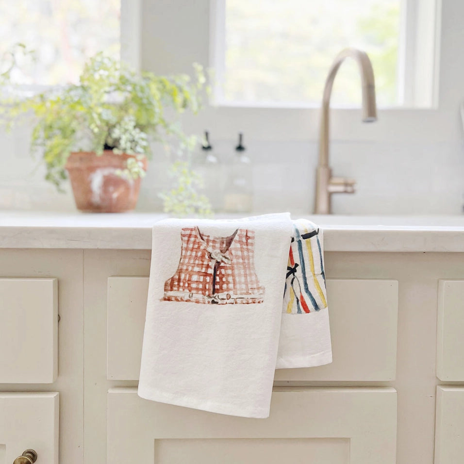 Boat Coats Tea Towel