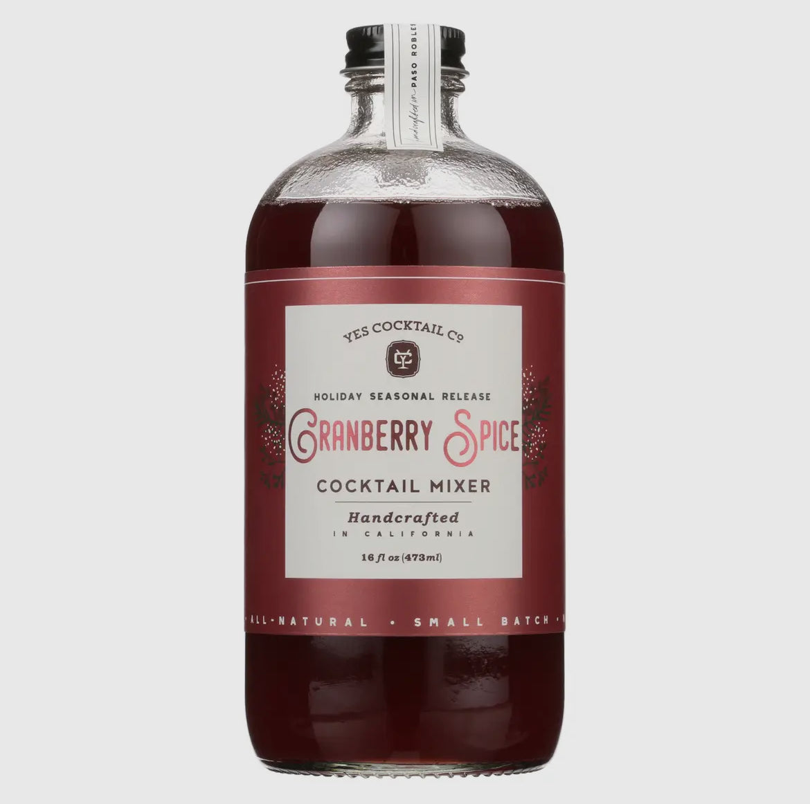 YES Cocktail Co. | Cranberry Spice Cocktail Mixer