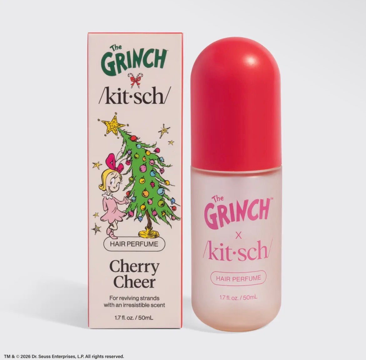 KITSCH | The Grinch Cherry Cheer Hair Perfume
