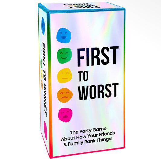 First to Worst | A Family + Friends Ranking Game