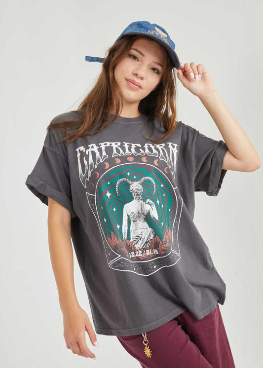 Girl Dangerous:  Capricorn Astrology Tee 12.22 - 1.19