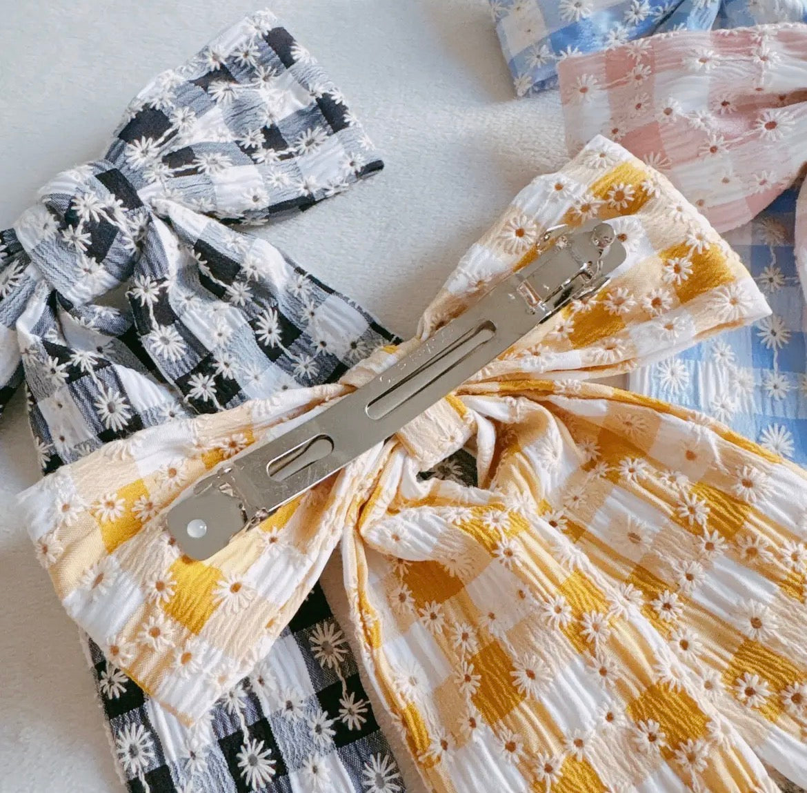 Daisey Picnic Gingham Bow Hair Clip | 4 styles