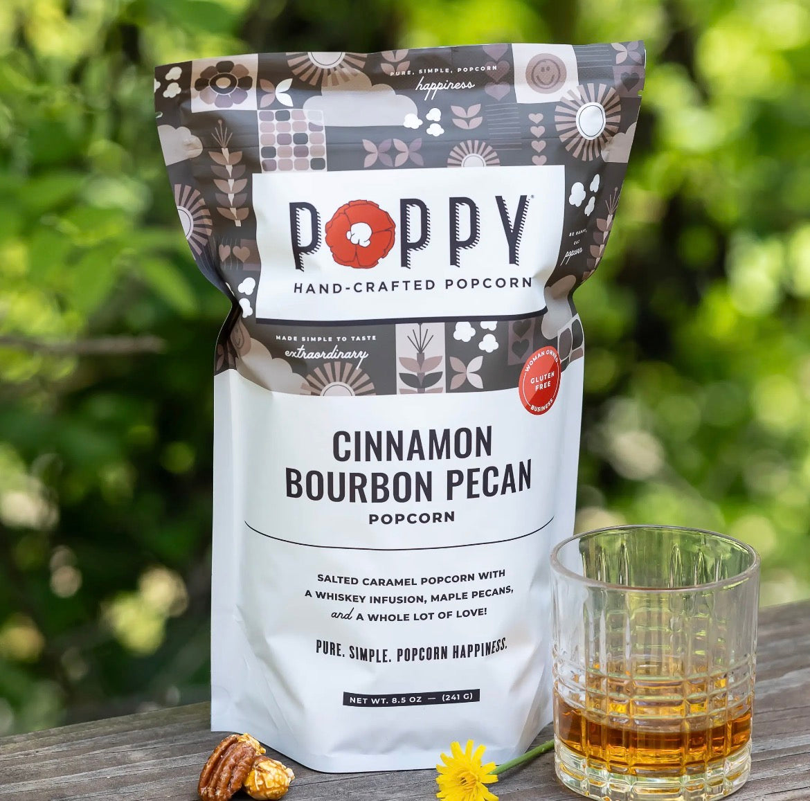 POPPY | Cinnamon Bourbon Pecan Popcorn