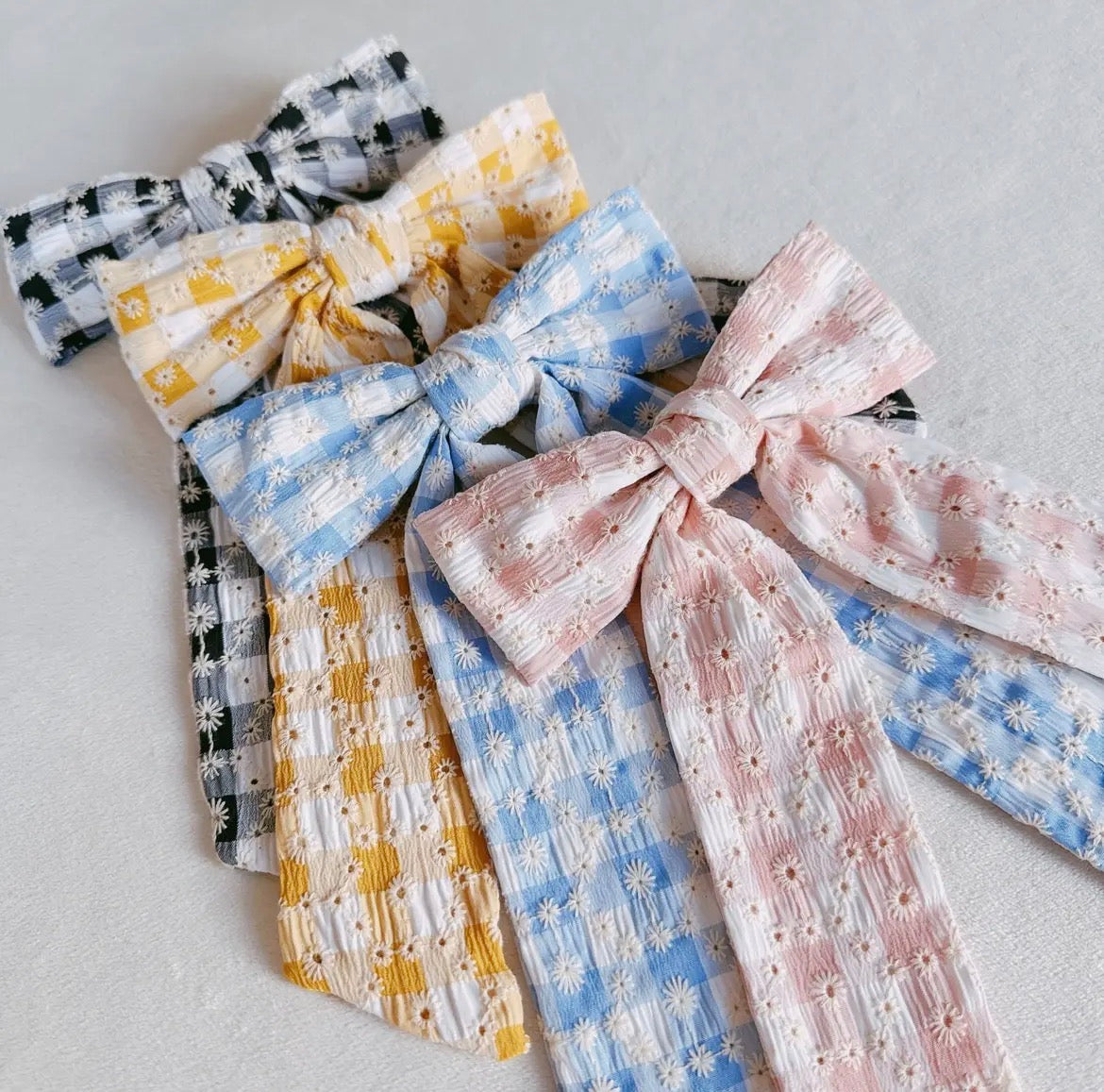 Daisey Picnic Gingham Bow Hair Clip | 4 styles