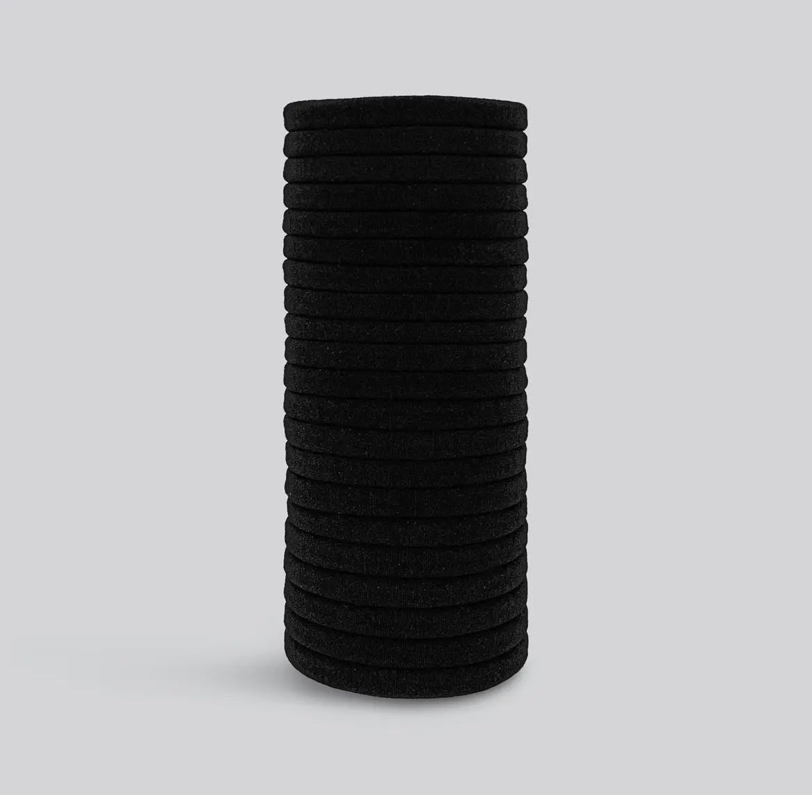 KITSCH | nylon hair elastics 20pc | Black