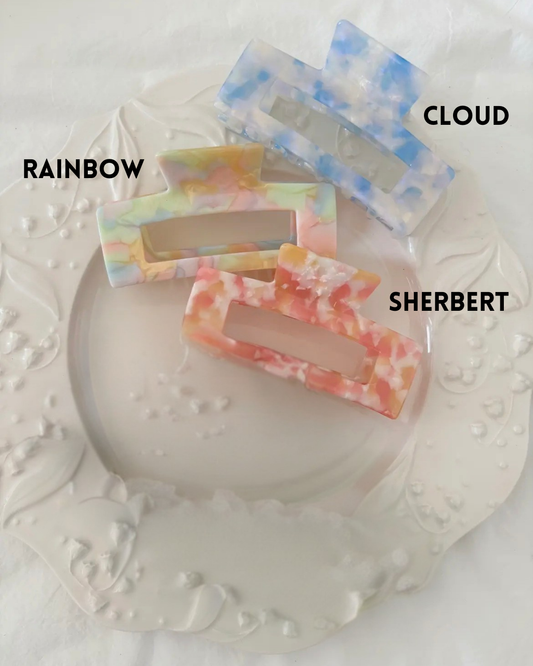 4” Pastel Hair Claw