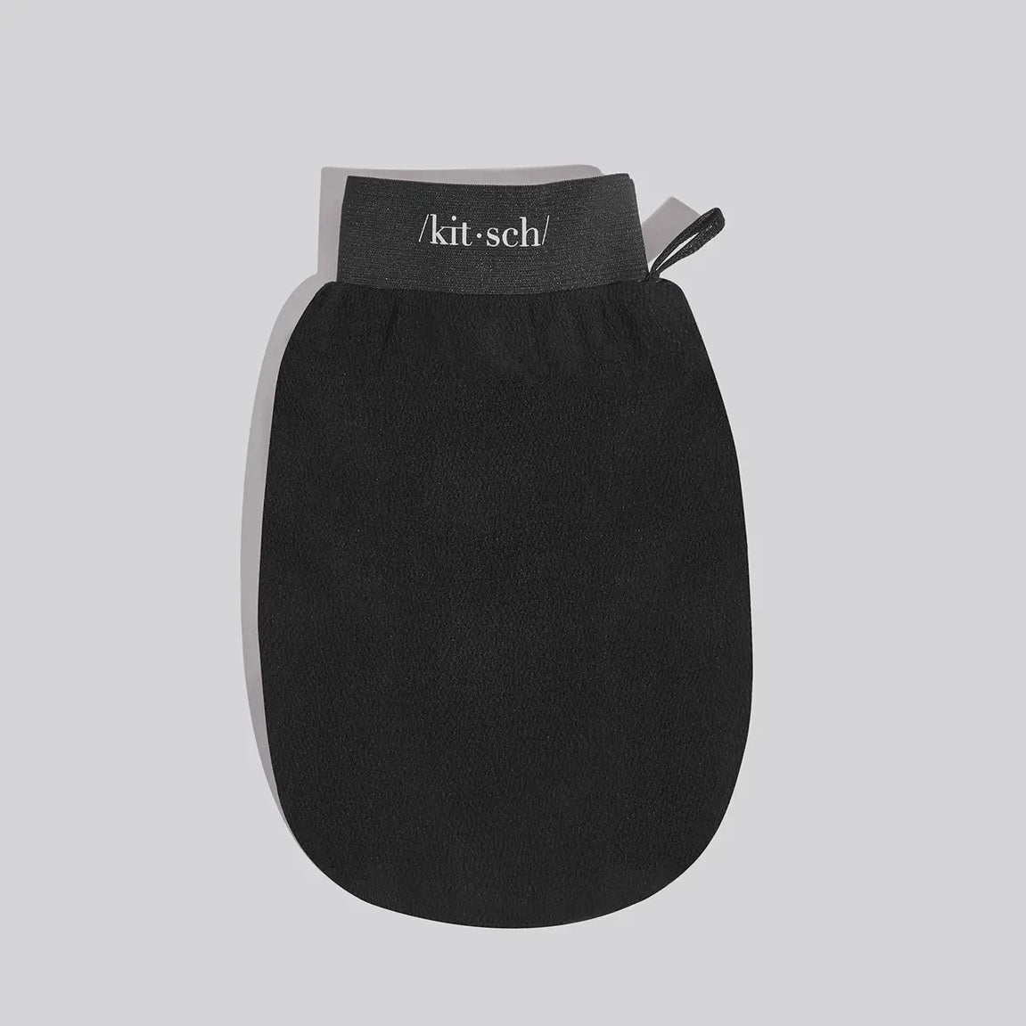 KITSCH | Exfoliating Gloves 2pc Set - Black & Terracotta