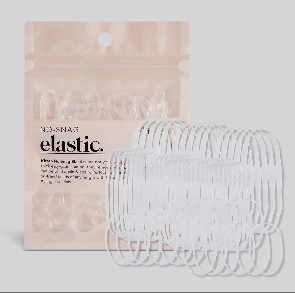 KITSCH | No-Snag Elastic 100pc | Clear