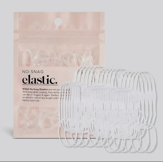 KITSCH | No-Snag Elastic 100pc | Clear