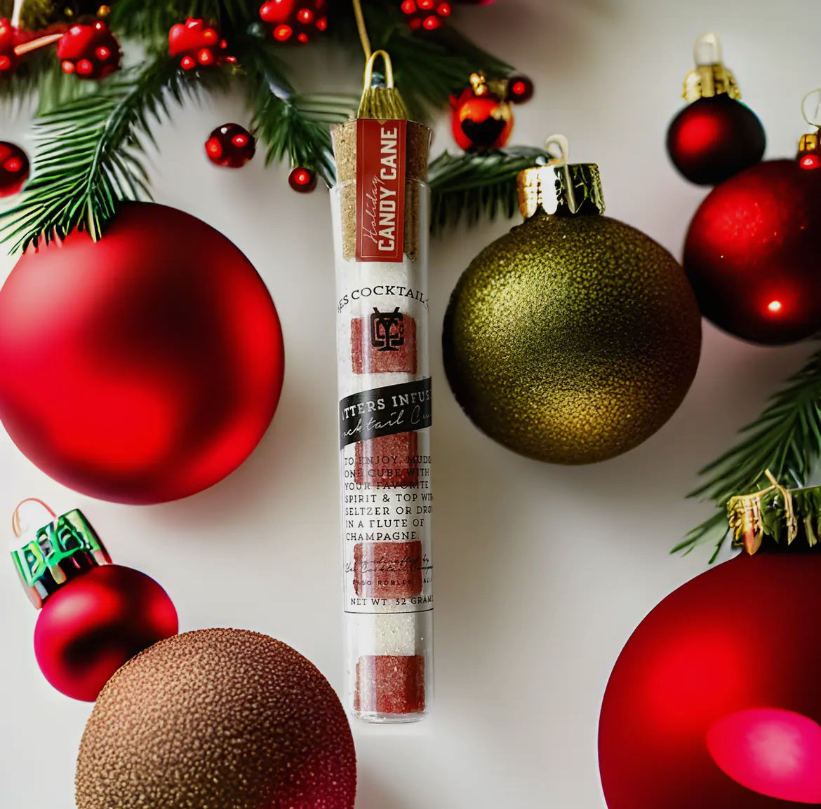 YES Cocktail Co. | Candy Cane Cocktail Cubes