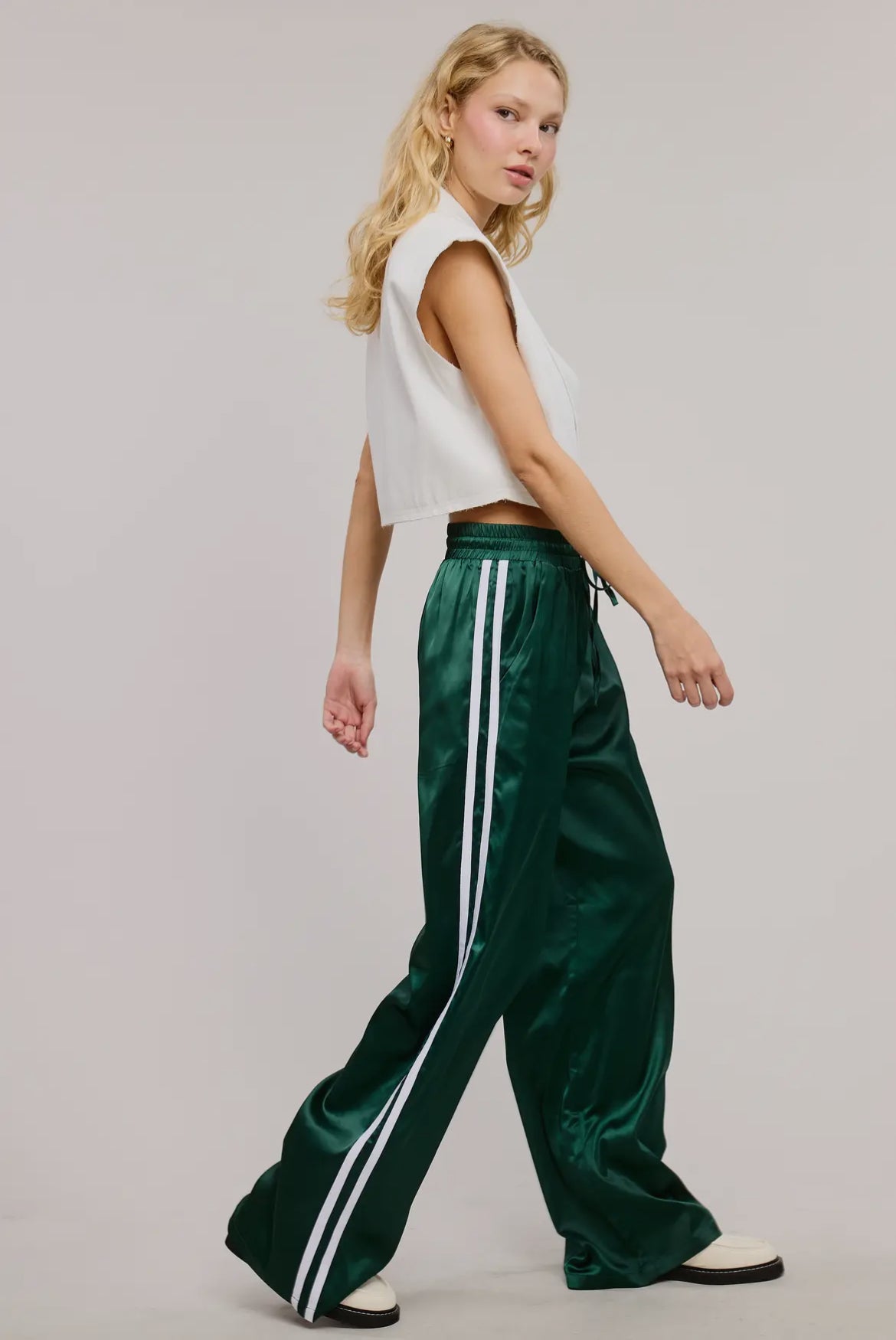 The “Sporty Spice” Satin Pant