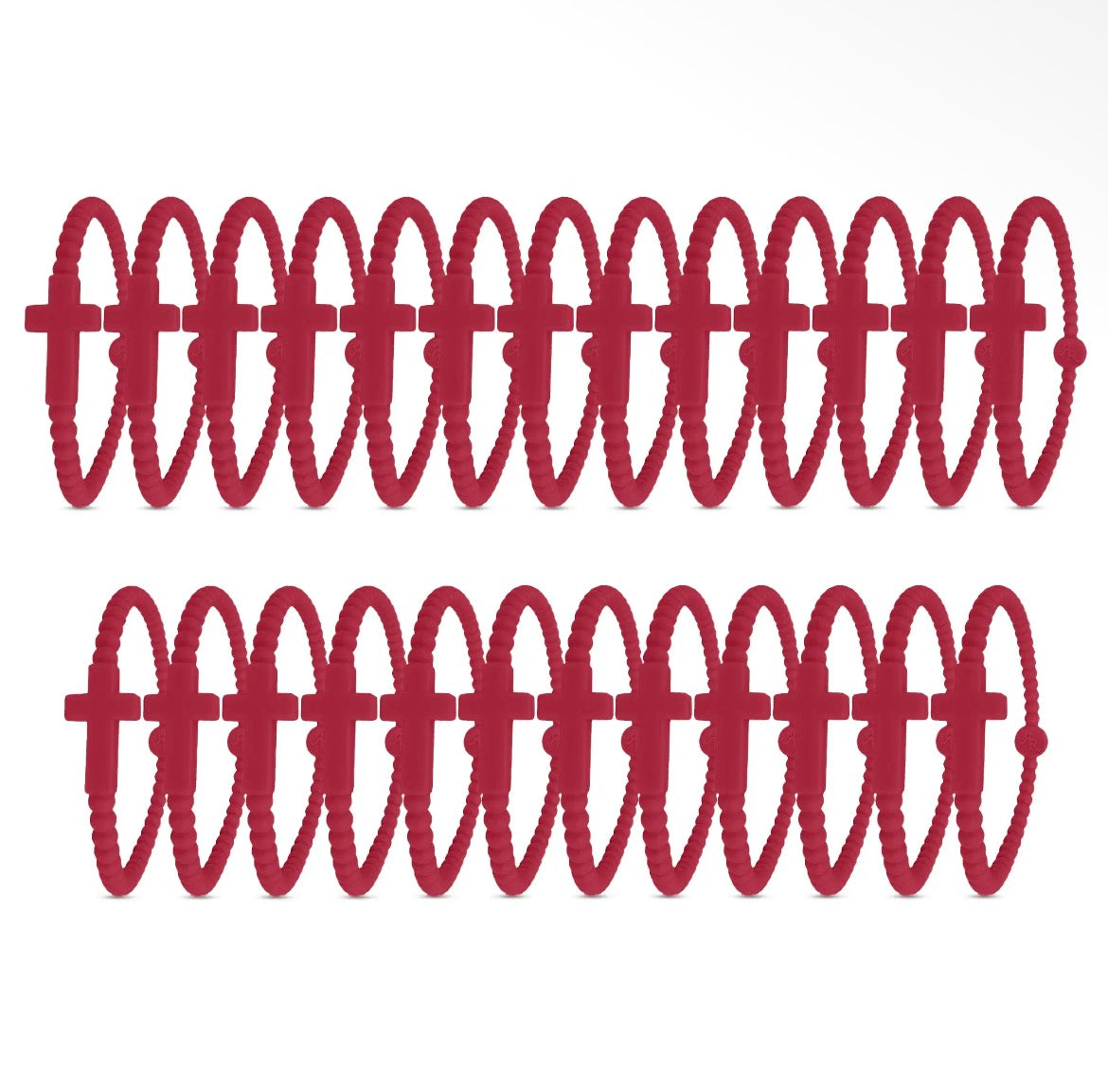 Ryan & Rose Jesus Bracelet | Single | Crimson