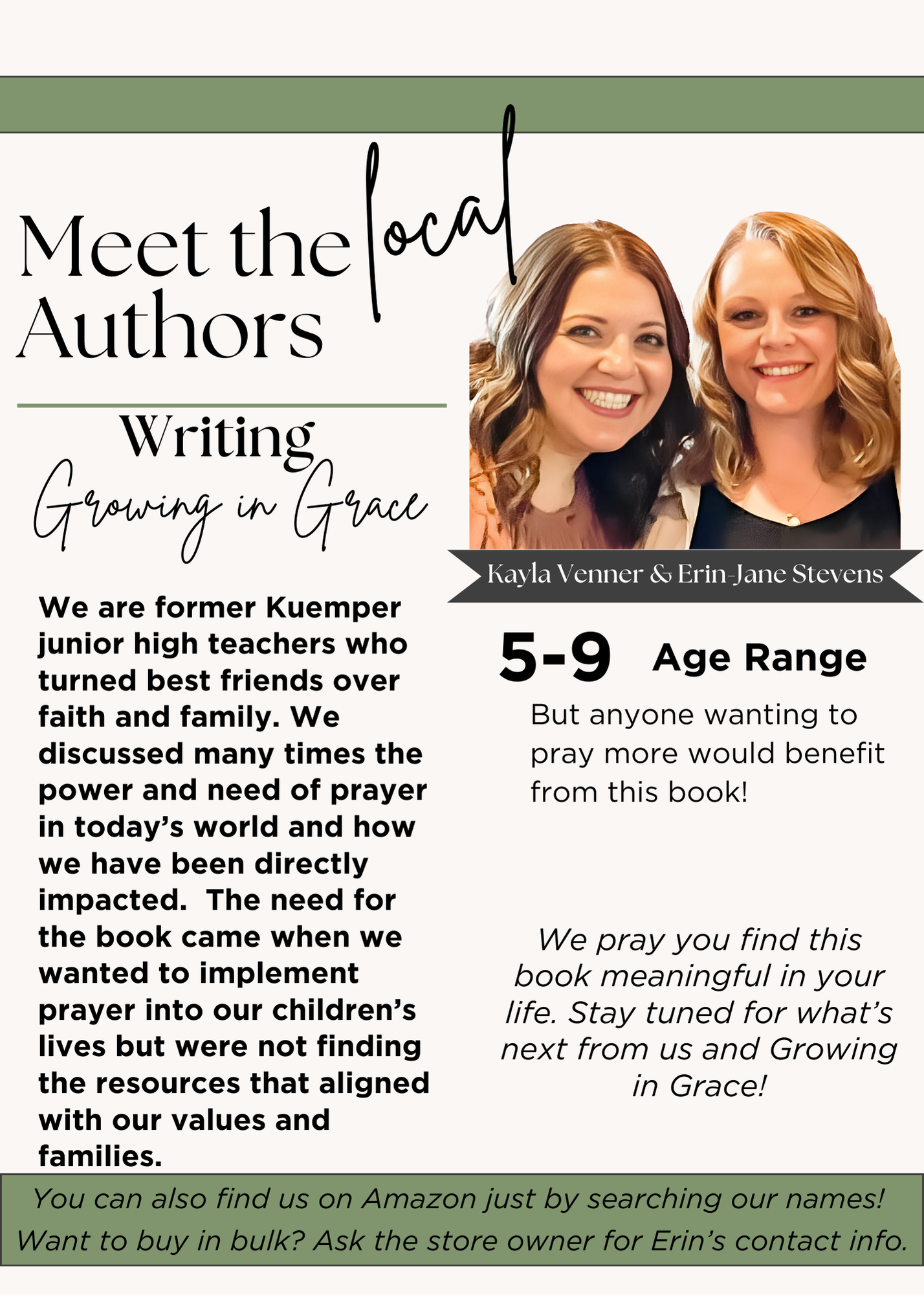 Growing in Grace | Children’s Prayer Book