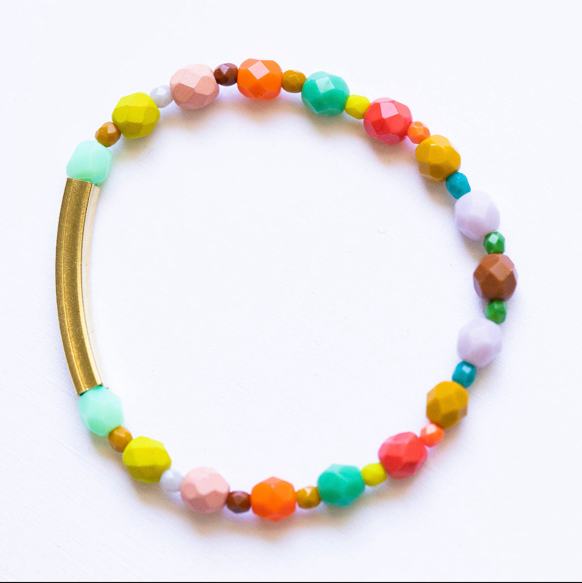 Colorful Mixed Bead Bracelet