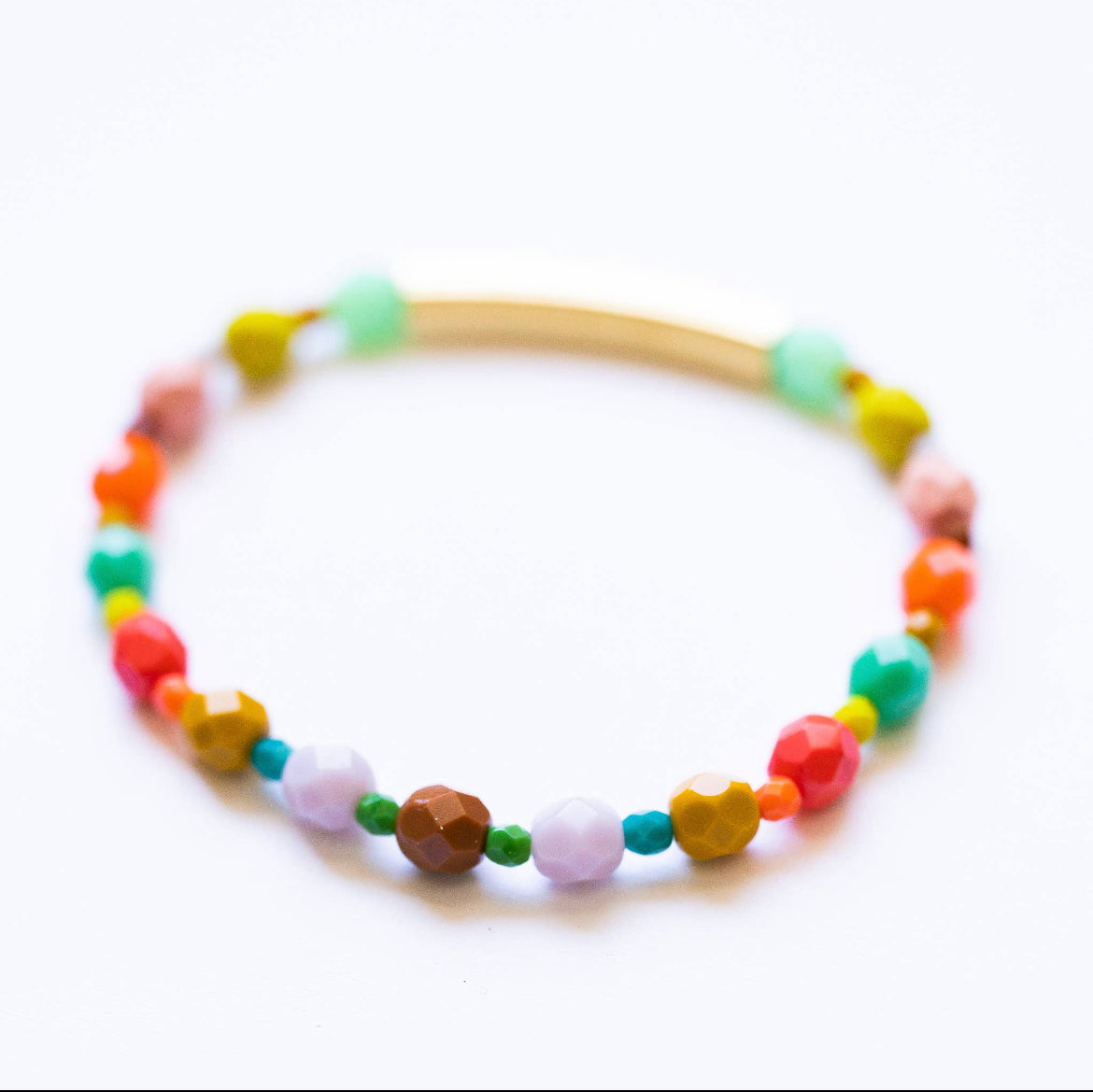 Colorful Mixed Bead Bracelet