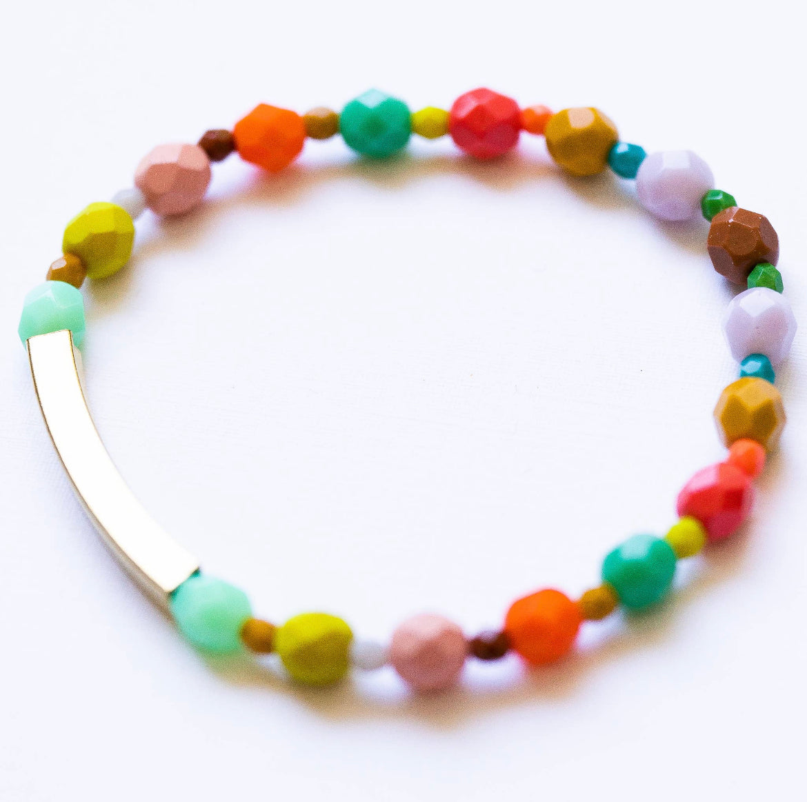 Colorful Mixed Bead Bracelet