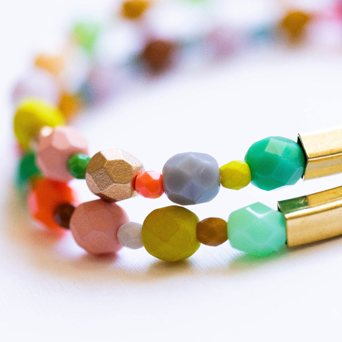 Colorful Mixed Bead Bracelet