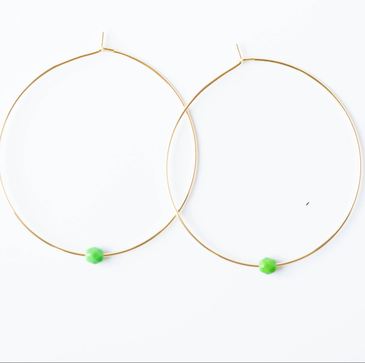 Large Orbit Hoops - Green