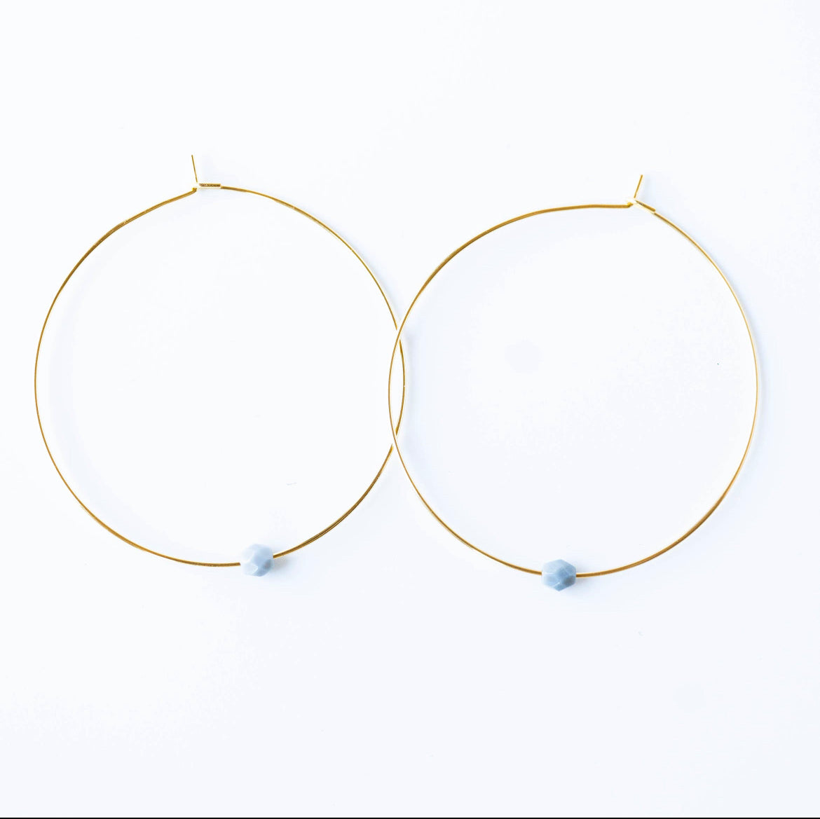 Large Orbit Hoops - Grey