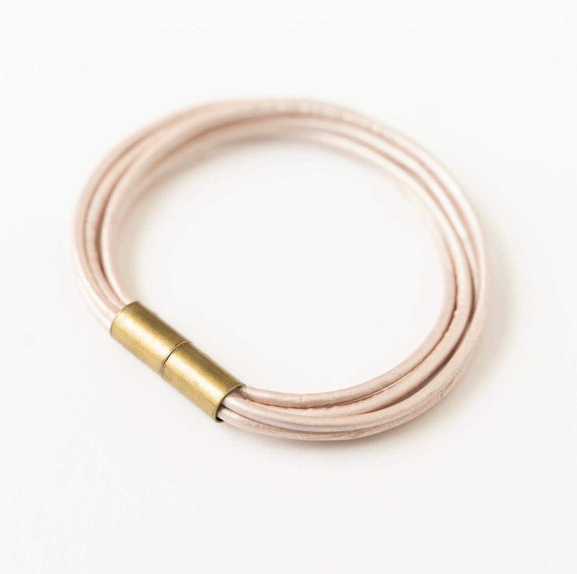 Blush - Cord Leather Bracelet