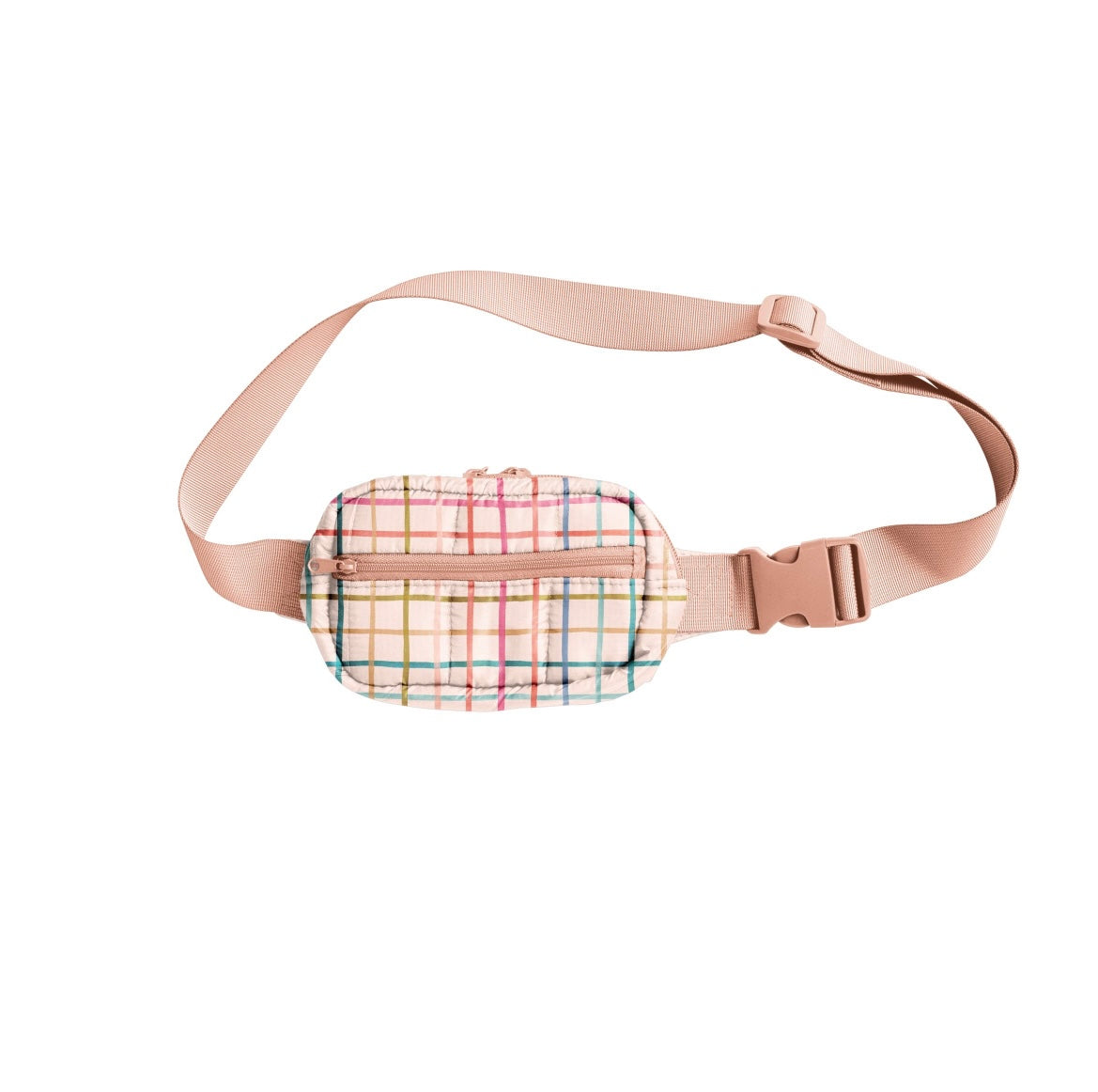 Puffy Belt Bag - Pretty Plaid