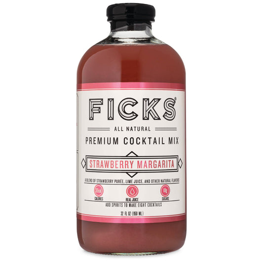 FICKS Premium Strawberry Margarita Cocktail Mix