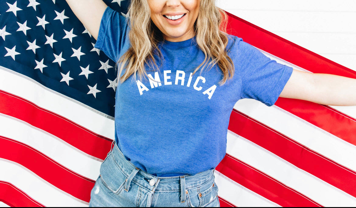 Blue America Graphic Tee