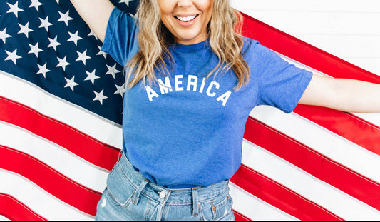 Blue America Graphic Tee