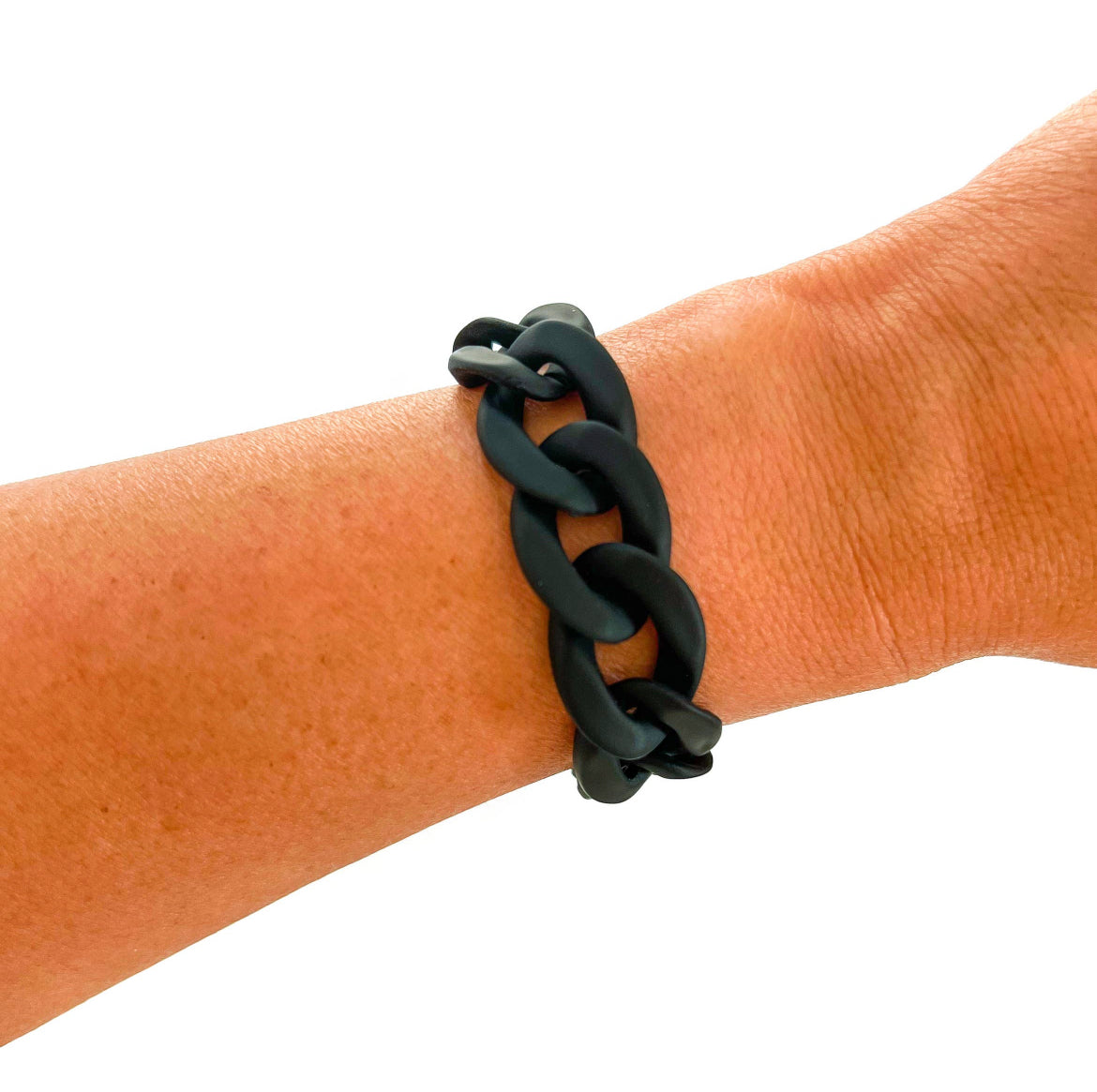 Black Chain Link Bracelet