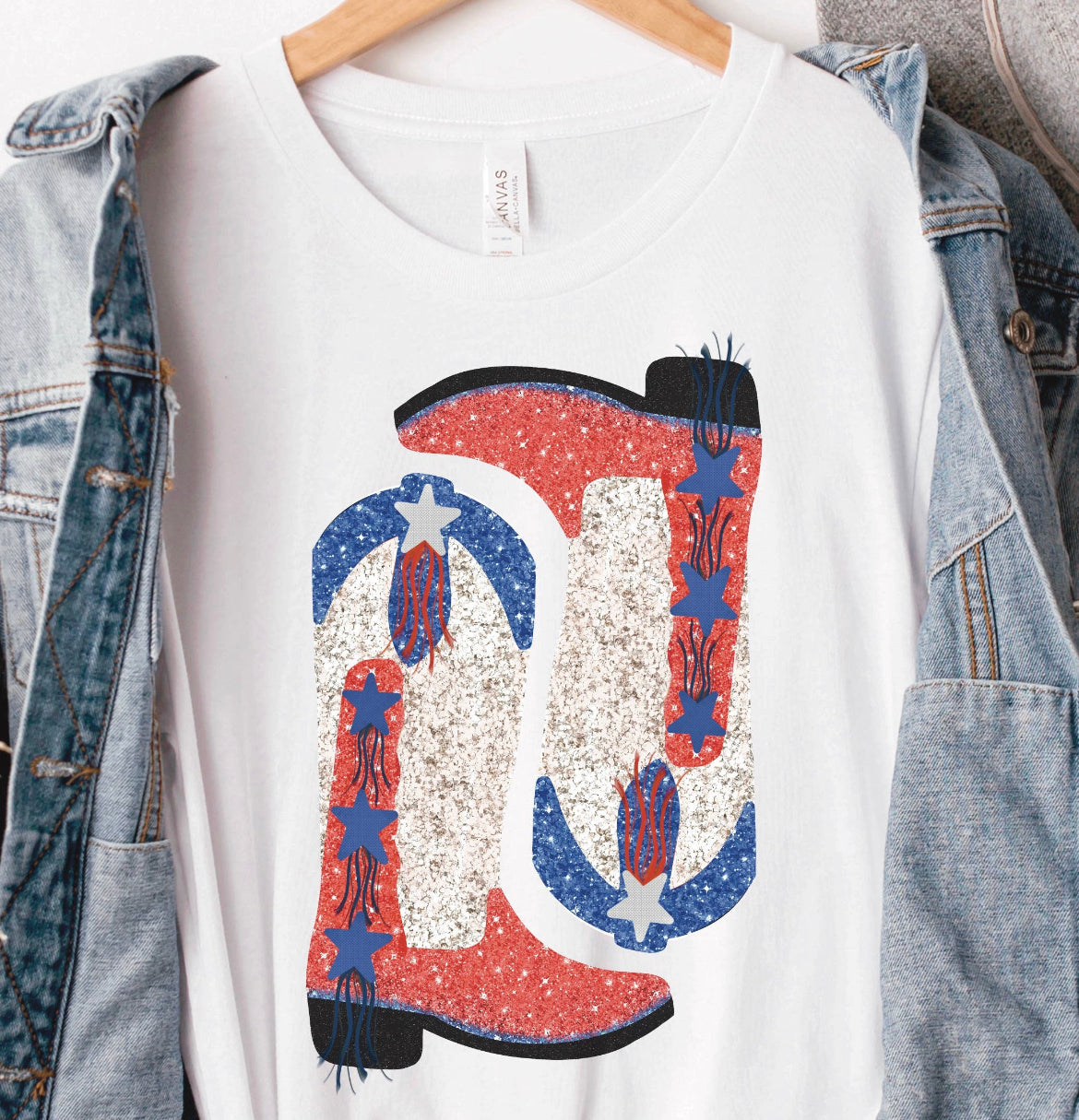 Kick Your American Boots Up Graphic Tee