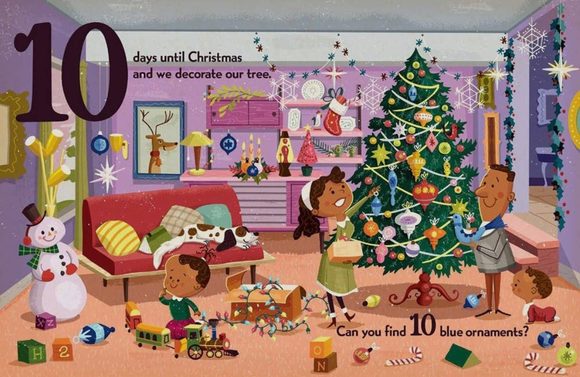 Countdown to Christmas Children's Board Book