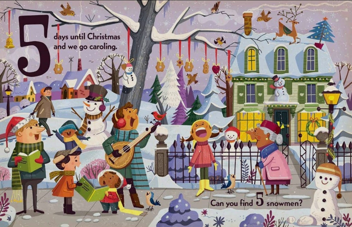 Countdown to Christmas Children's Board Book