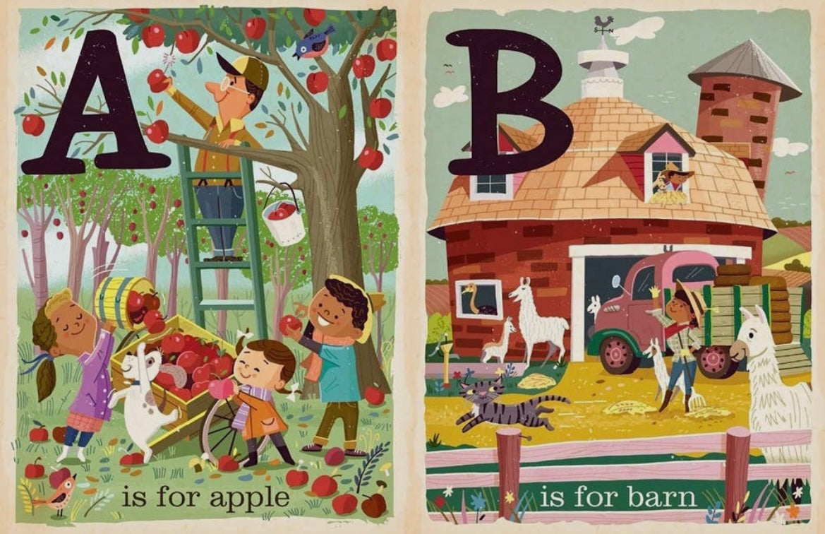 F Is For Farm: Alphabet Board Book