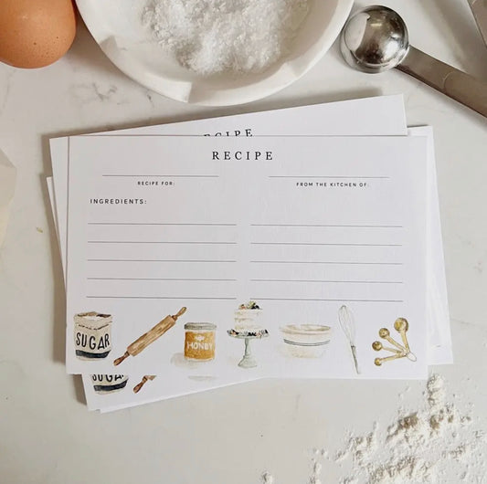 Baking Recipe Cards