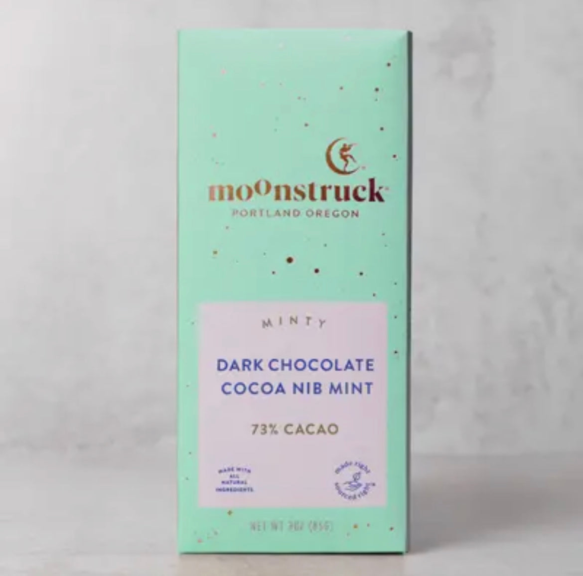 Moonstruck: Minty Dark Chocolate Bar