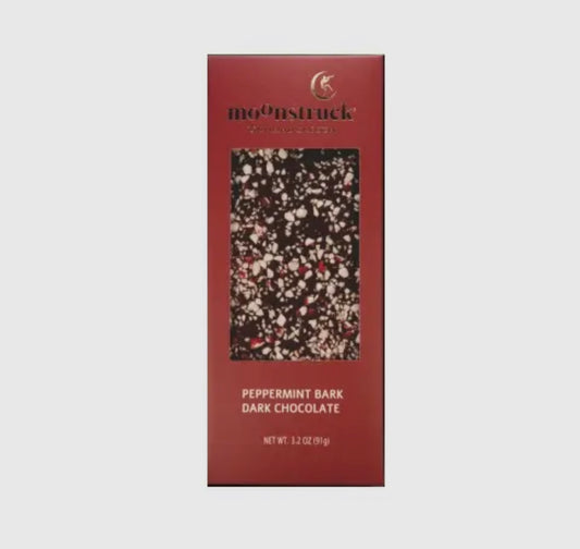 Moonstruck: Peppermint Bark Dark Chocolate Bar