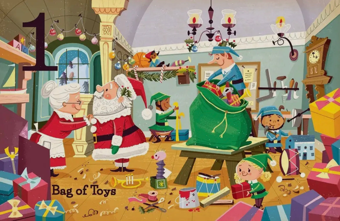 Christmas: A Count and Find Children's Board Book