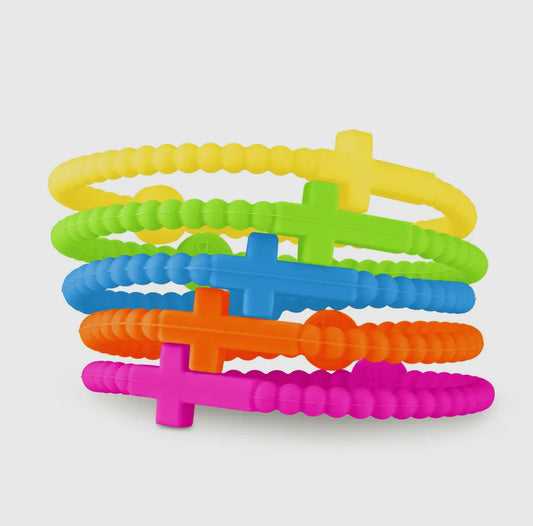 Cutie Cross Bracelet | 5 Pack | Neon