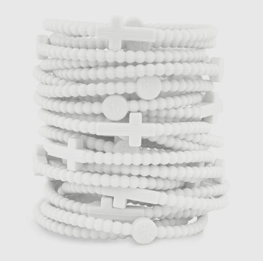 Cutie Cross Bracelet | Single | White