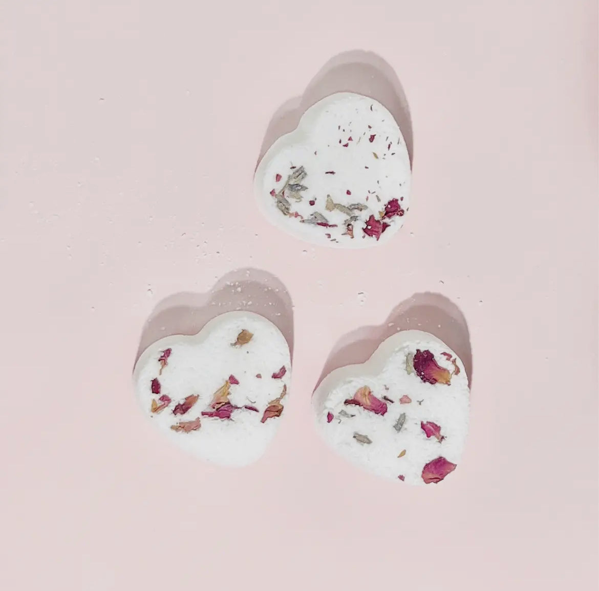 Wild Rose Heart Shaped Shower Steamers