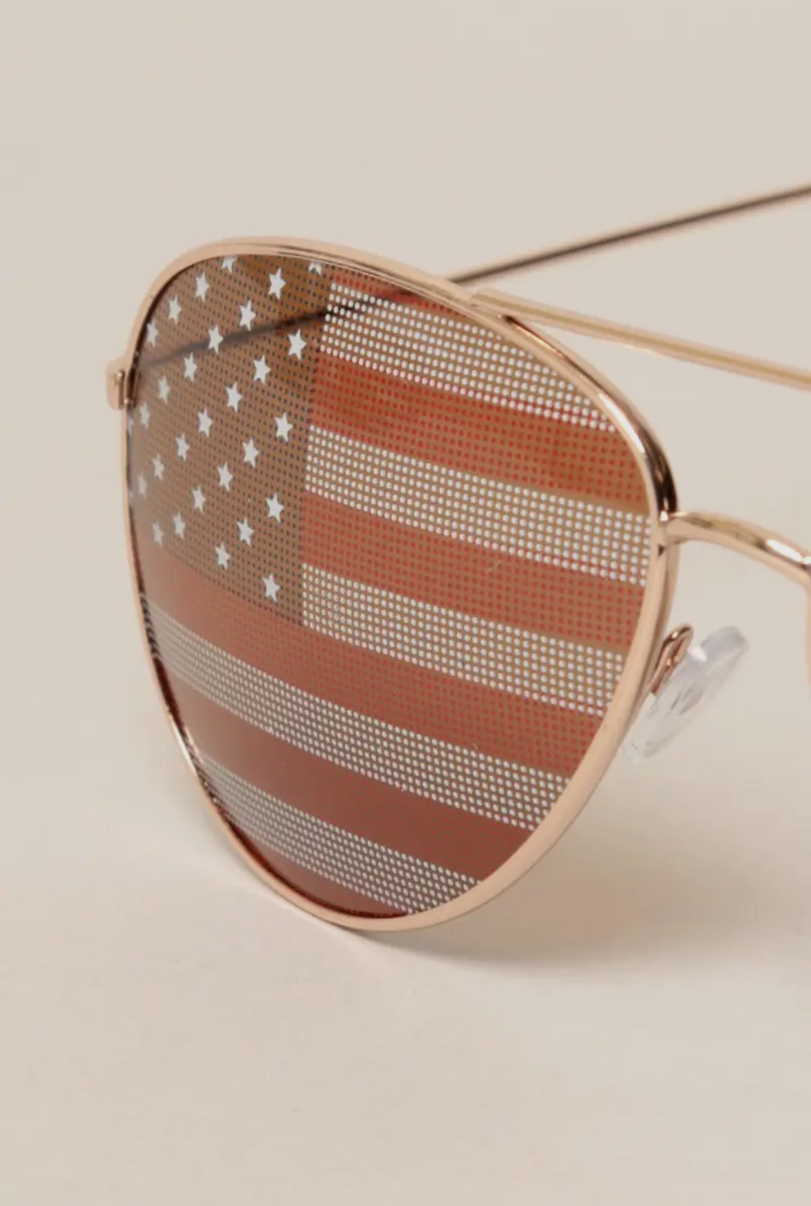 USA American Flags Aviator Sunglasses