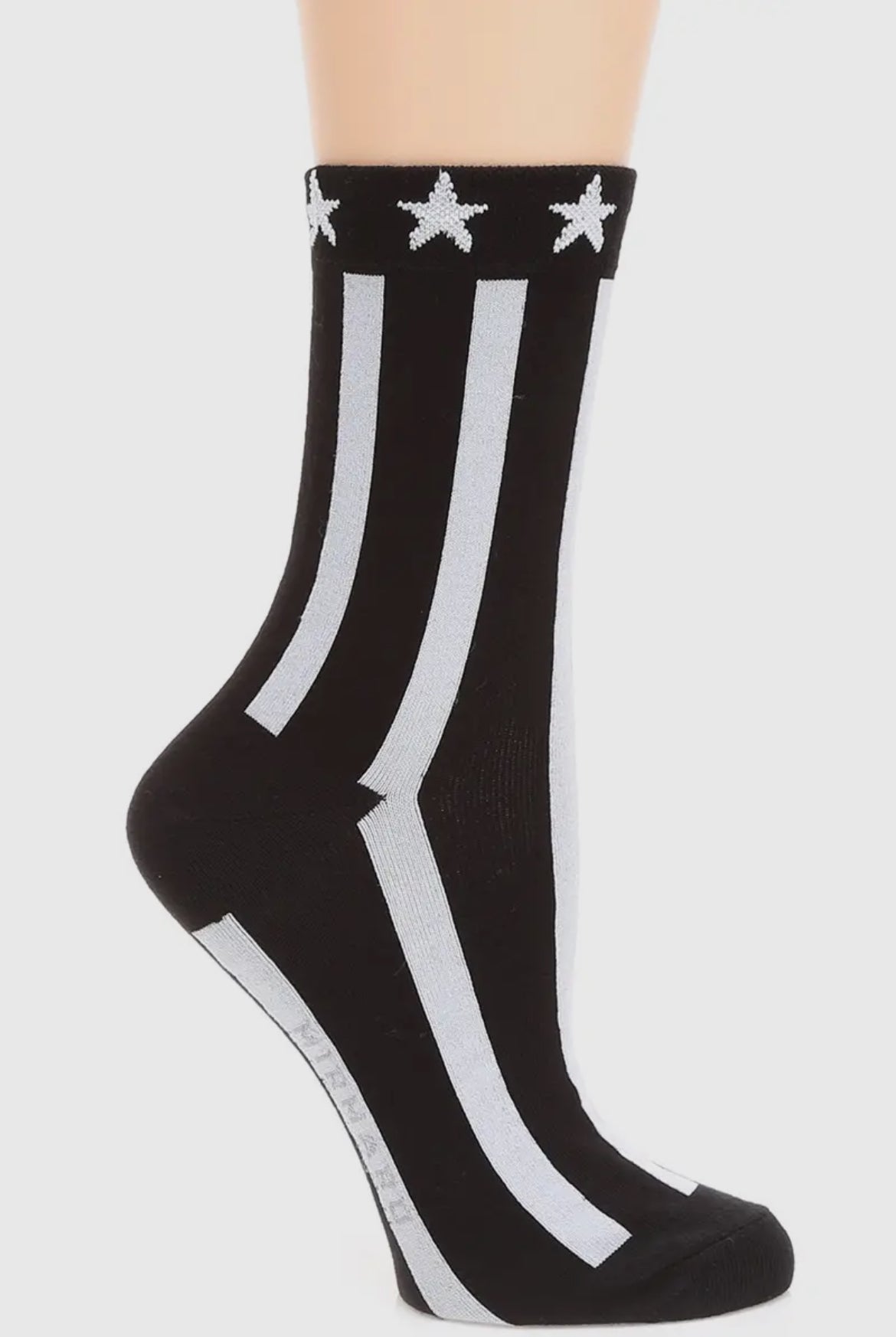 Women's USA Flag Cotton Blend Crew Socks