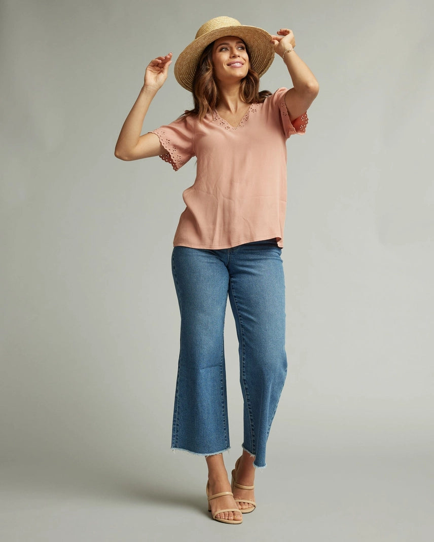 Kalina Eyelet Blouse