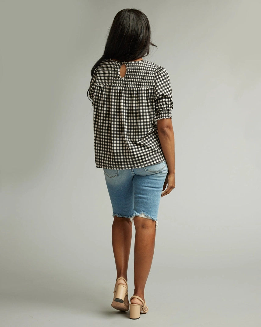 Tessa Gingham Blouse