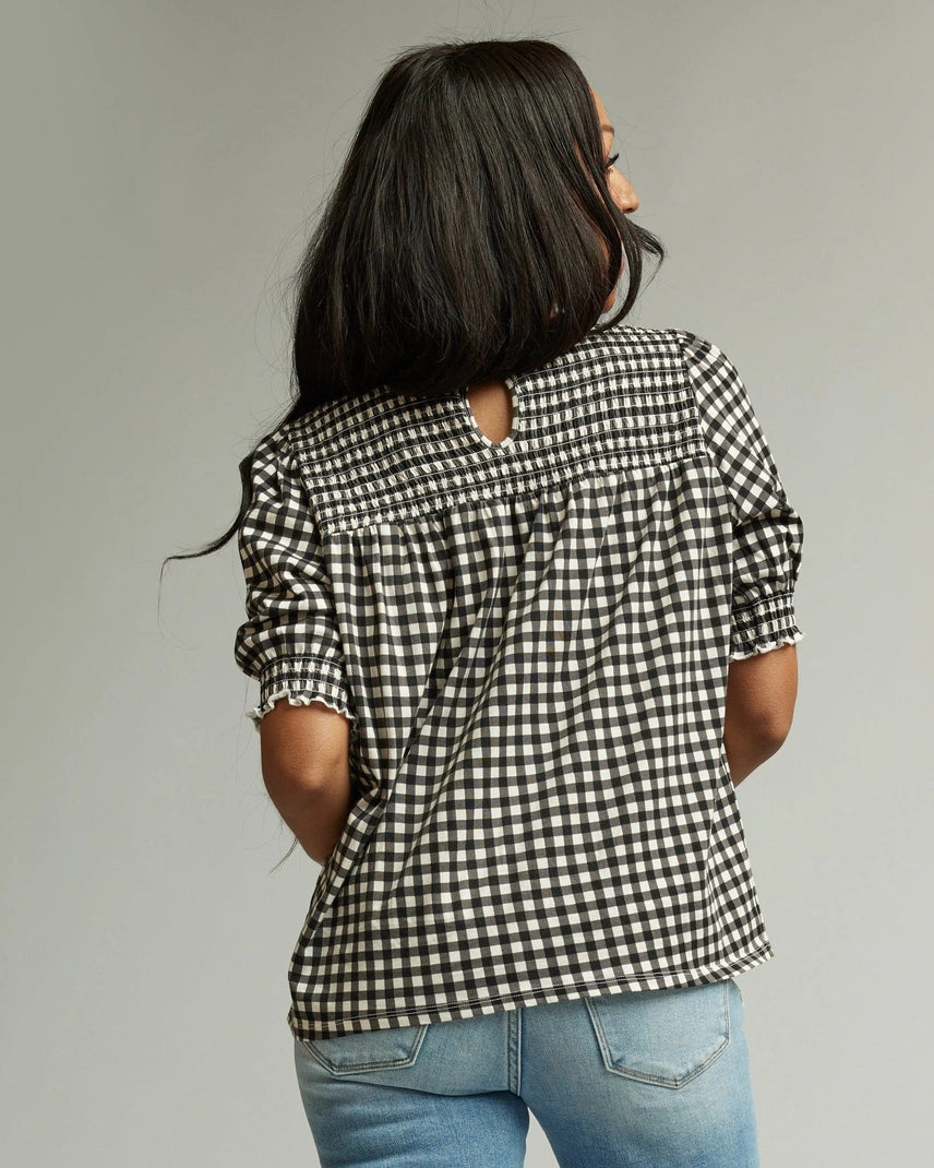 Tessa Gingham Blouse