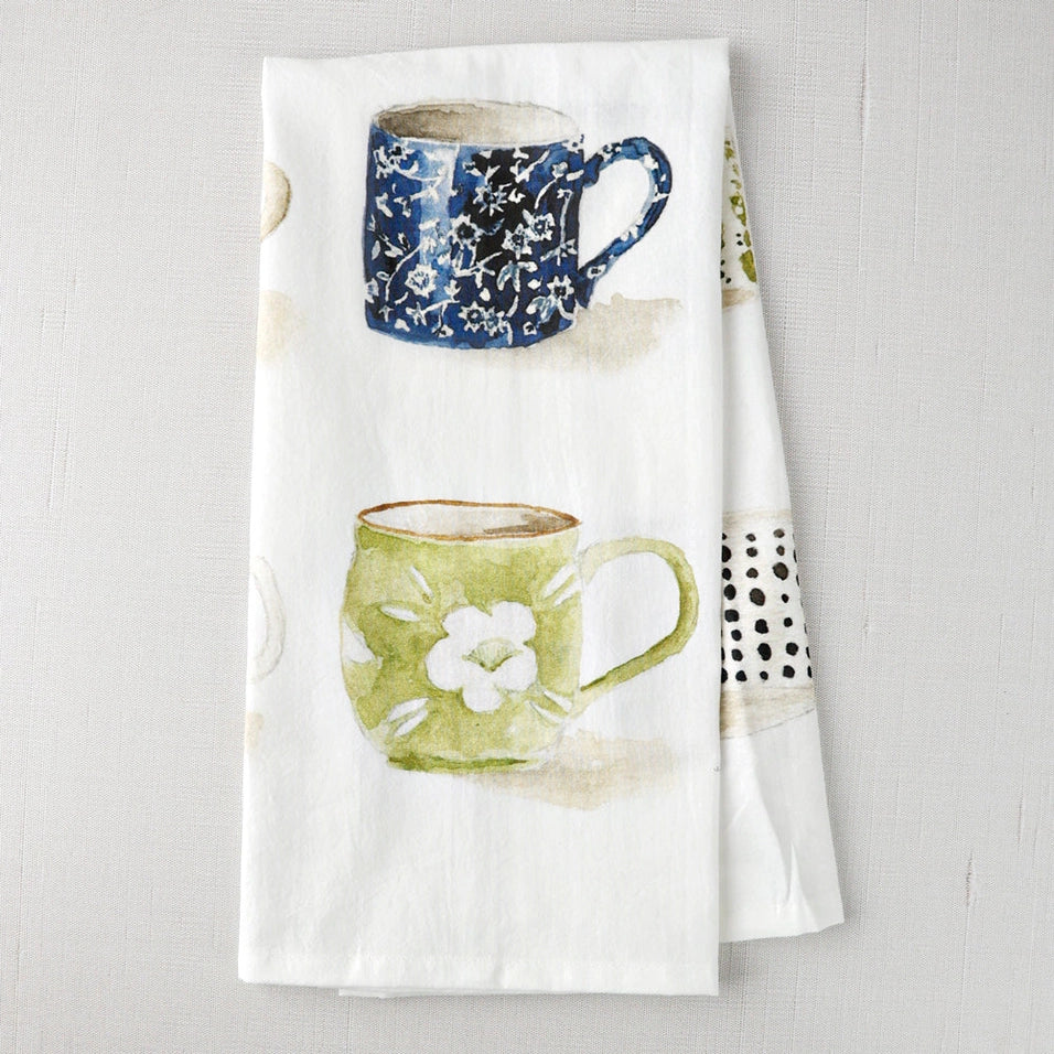 Mugs Tea Towel