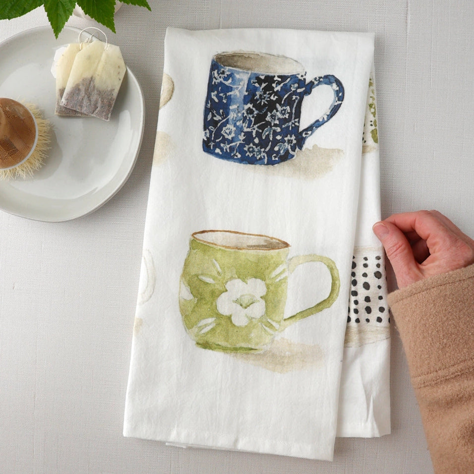 Mugs Tea Towel