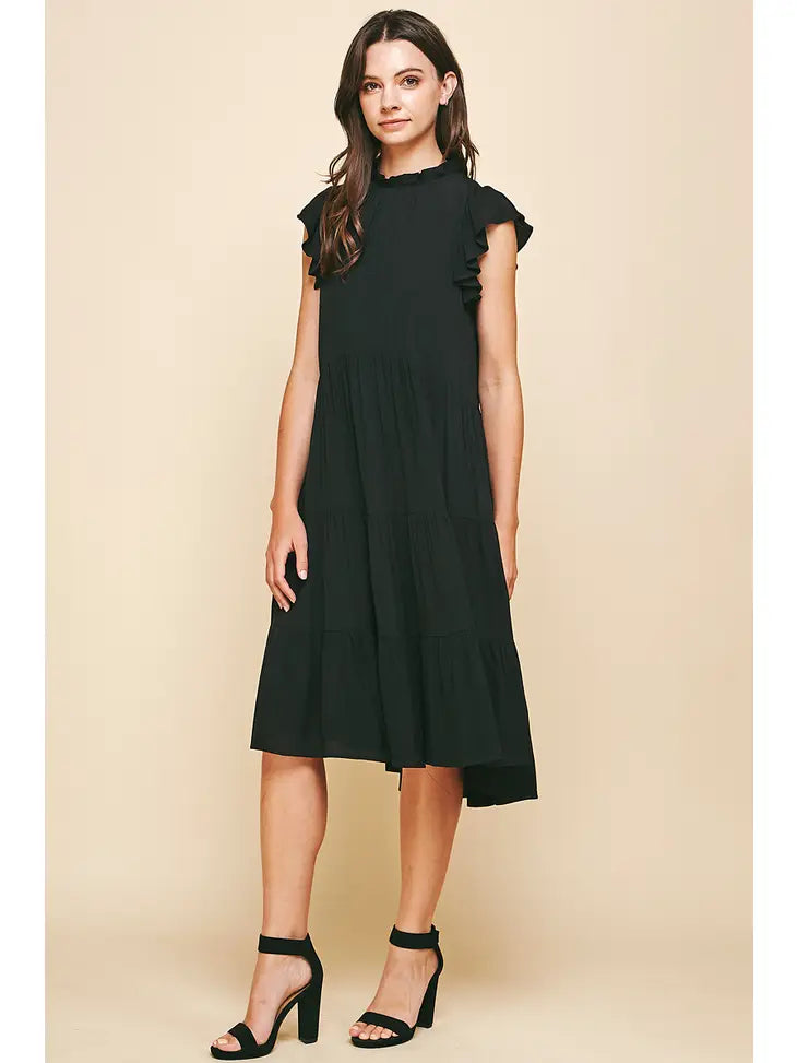 LBD - Tiered Midi Dress